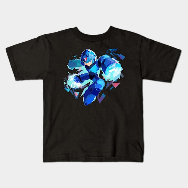 megaman Kids T-Shirt by dorapeterx